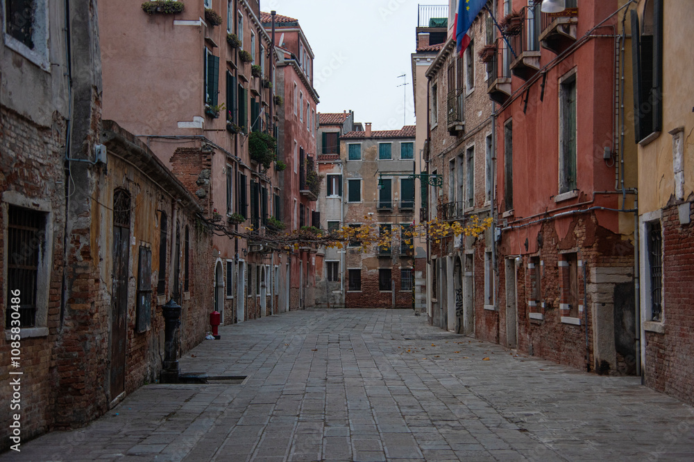 Fototapeta premium The ancient jewish quarter in Venice.