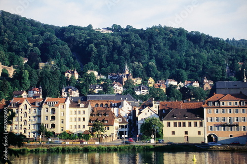 View of Heidelberg old town in Heidelberg Germany during 2000s