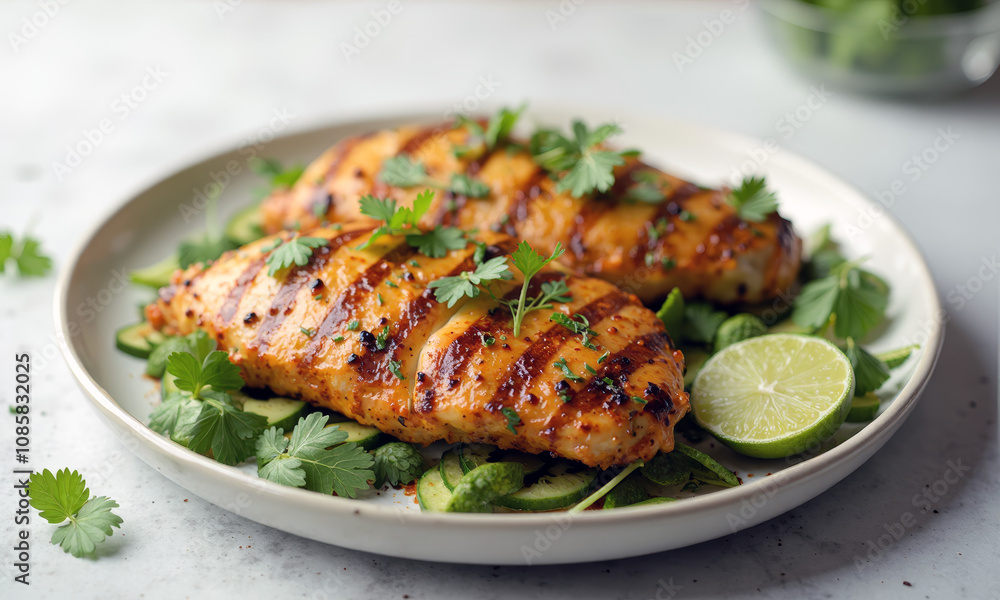 Zesty Lime and Cilantro Grilled Chicken Zesty Lime and Cilantro Grilled Chicken