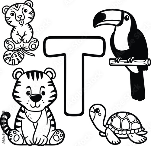 abc coloring pages for toddlers