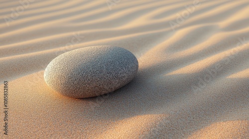 Desert landscape smooth stone nature background