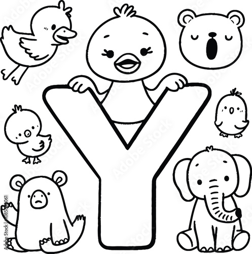 abc coloring pages for toddlers