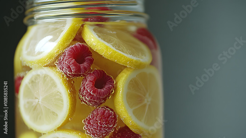 Raspberry Lemon Detox Water: An Invigorating and Flavorful Refreshment for Your Wellness photo