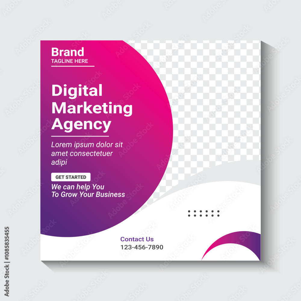 Obraz premium Business social media post design 