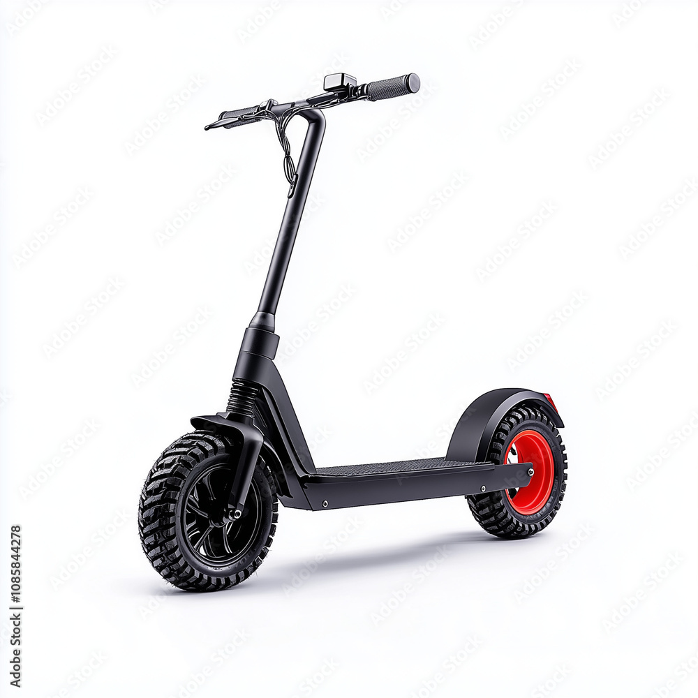 Electric Scooter Isolated on White Background Electric Scooter Isolated on White Background