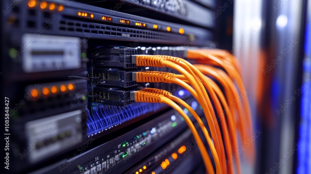 High-speed internet fiber optic cables High-speed internet fiber optic cables