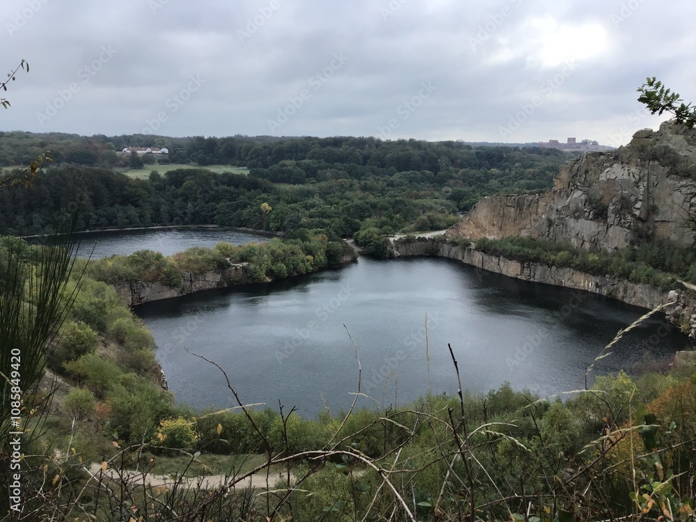 The Opal lake, Bornholm, Denmark. The Opal lake, Bornholm, Denmark.