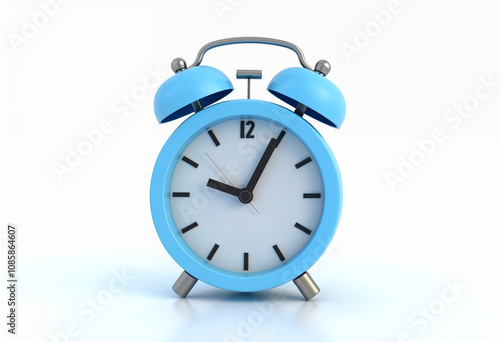 blue alarm clock