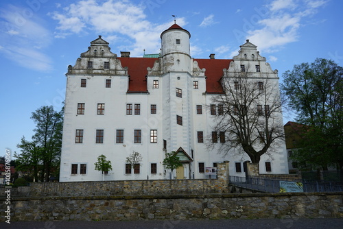 Wasserschloss in Schönfeld, einem Stadtteil Dresdens photo