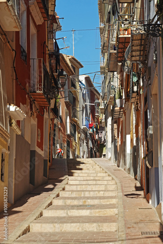 La Vila Joiosa town in Costa Blanca, Spain photo