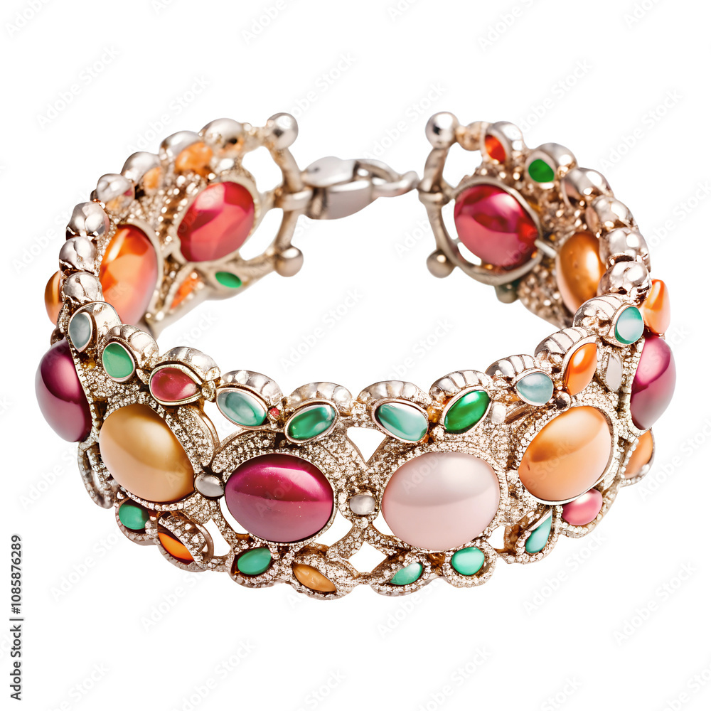 Beautiful design bracelet isolated on transparent background. Beautiful design bracelet isolated on transparent background.