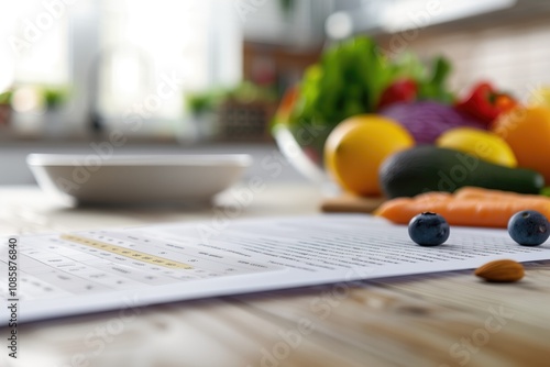 Healthy Lifestyle Table and Fresh Produce photo