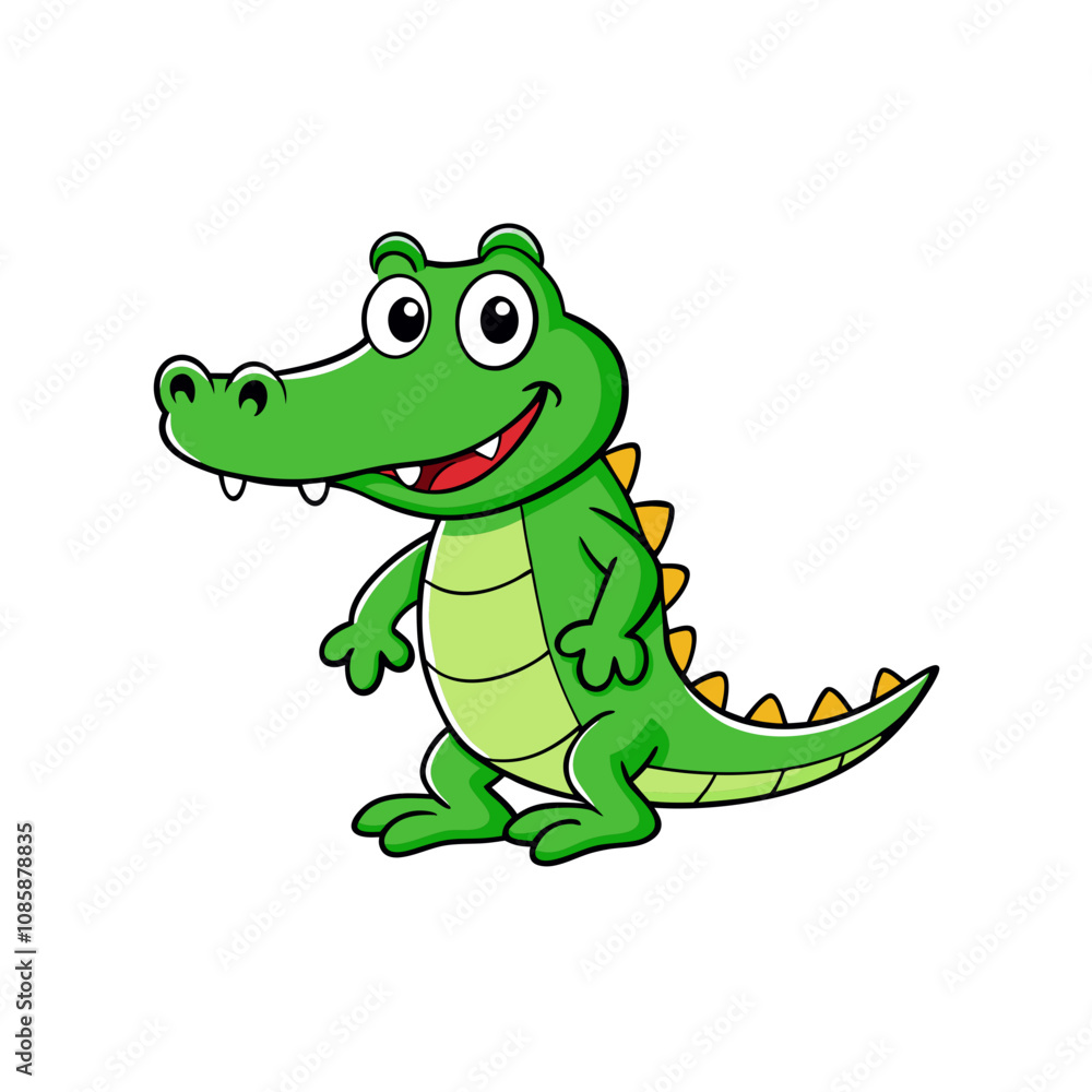 Alligator cartoon vector illustration Alligator cartoon vector illustration