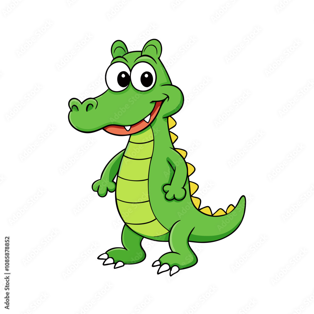 Alligator cartoon vector illustration Alligator cartoon vector illustration