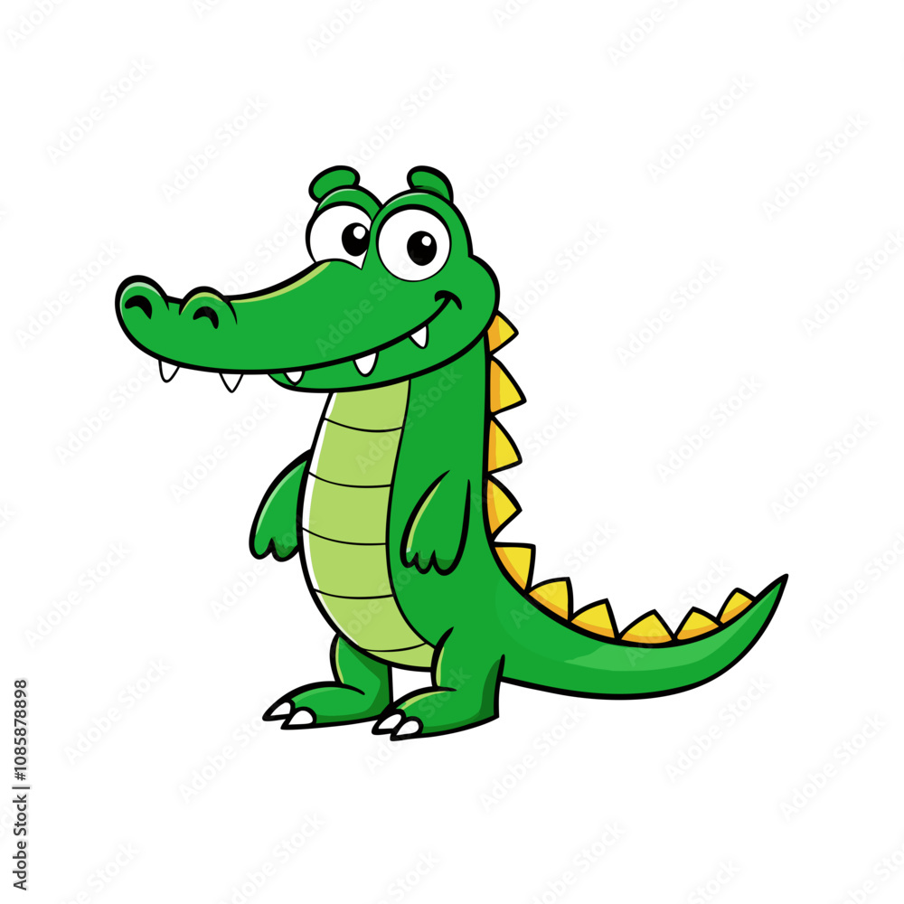 Alligator cartoon vector illustration Alligator cartoon vector illustration