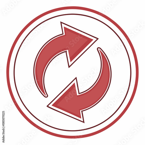 Free Download Red Arrow Icon, Vector Arrow Sign, Red Arrow Button, Directional Symbol, Navigation Pointer, Circular Red Button, Forward Arrow Indicator, Digital UI Element, Web Interface Icon, Graphic Design Clipar - GFXLoad