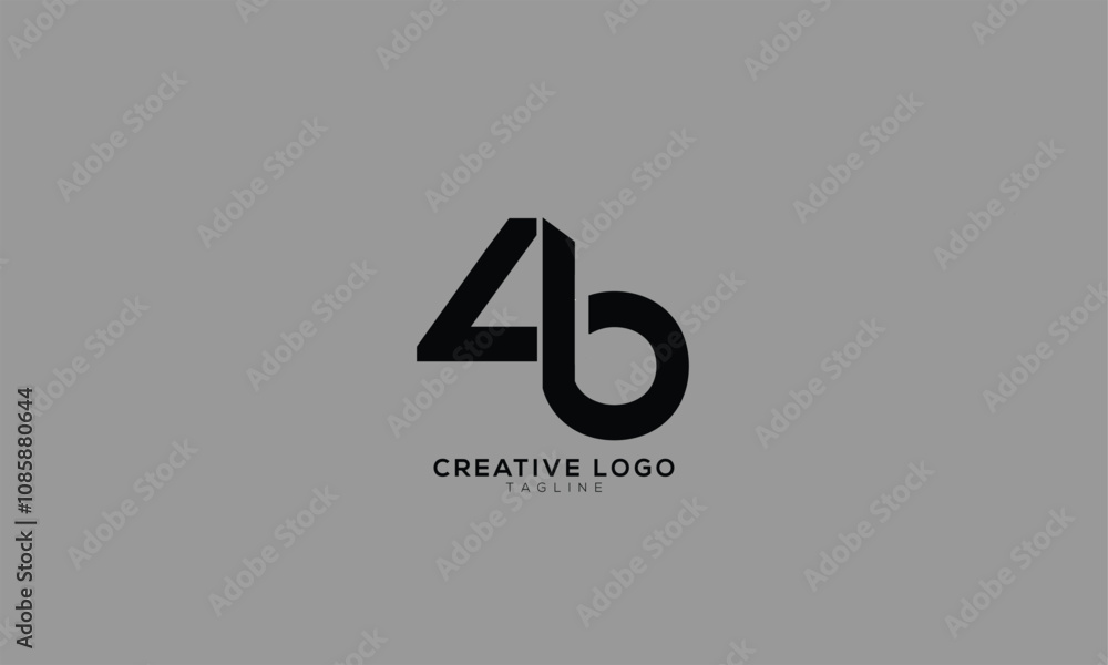 4B B4 BL LB Abstract initial monogram letter alphabet logo design 4B B4 BL LB Abstract initial monogram letter alphabet logo design