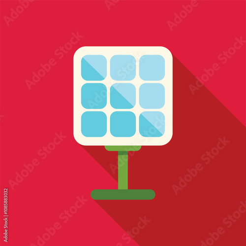 Solar panel is converting sunlight into electricity, providing sustainable and renewable energy