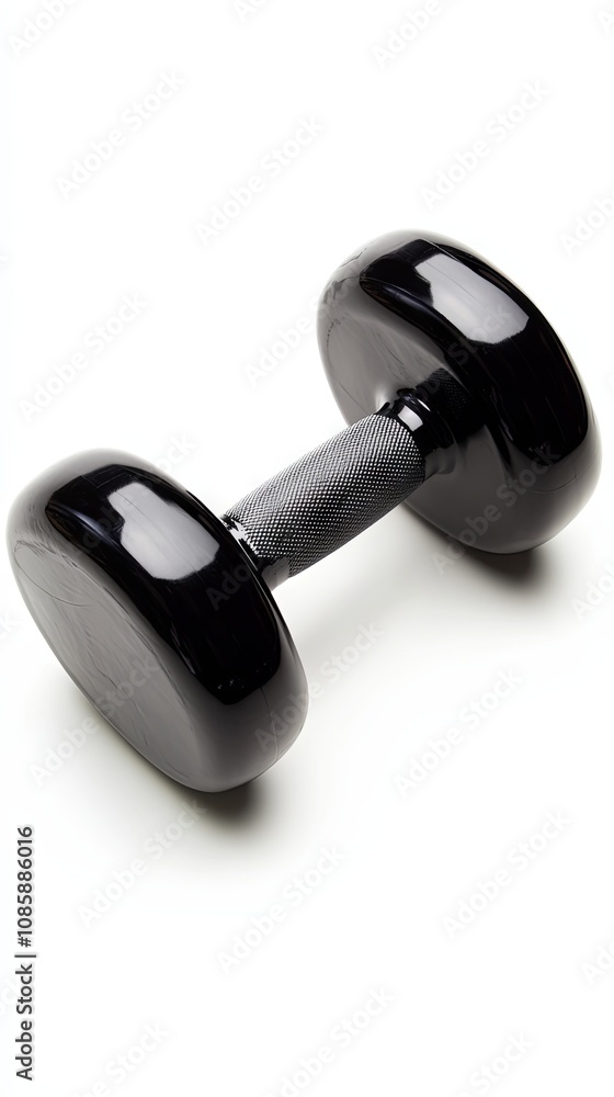 Black Dumbbell for Fitness and Strength Training Black Dumbbell for Fitness and Strength Training