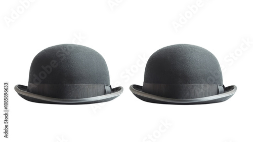 Obraz na płótnie Bowler hat transparent background
