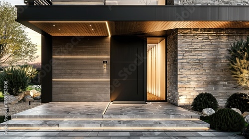 Entrance to the house 