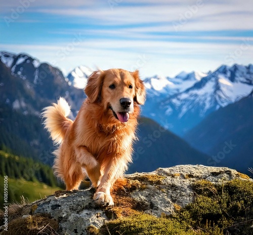 dog, retriever, golden, pet, animal, golden retriever, canine, cute, puppy, labrador, portrait, white, friend, happy, domestic, breed, purebred, adorable, mammal, sitting, tongue, brown, isolated, ped photo