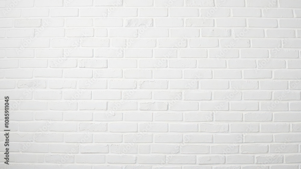 White brick wall background with a clean and modern look, structure White brick wall background with a clean and modern look, structure