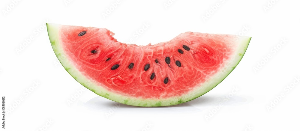 Watermelon Slice Isolated on White Background Watermelon Slice Isolated on White Background