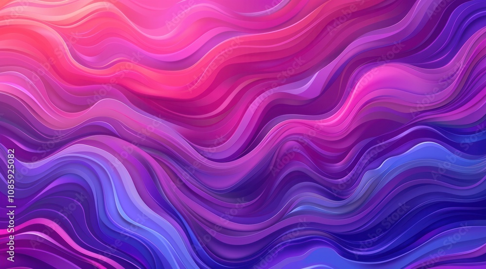 an abstract design featuring wavy patterns in a range of vibrant colors. The colors blend seamlessly into each other, creating a fluid and dynamic appearance. The palette includes shades of pink, purp an abstract design featuring wavy patterns in a range of vibrant colors. The colors blend seamlessly into each other, creating a fluid and dynamic appearance. The palette includes shades of pink, purp