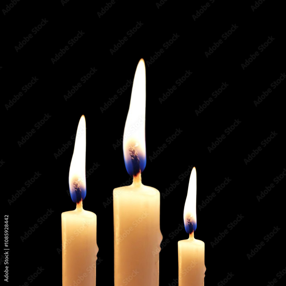 Candle with night background Candle with night background
