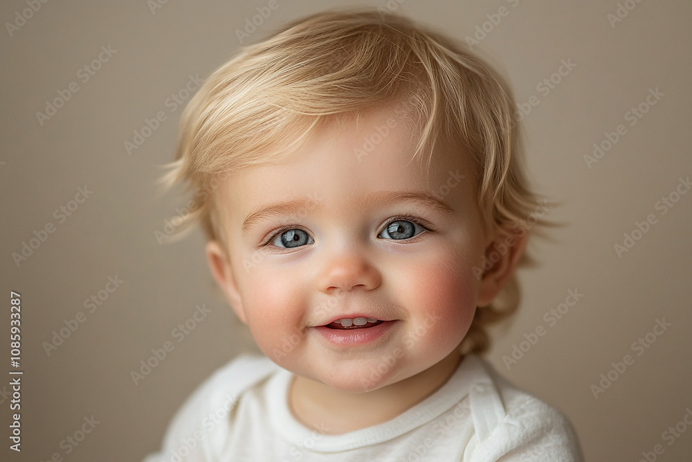 portrait of an white little boy with a smile portrait of an white little boy with a smile