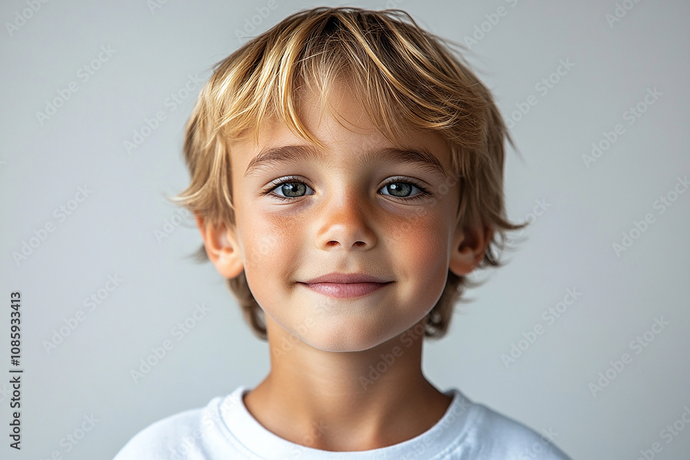 portrait of an white little boy with a smile portrait of an white little boy with a smile