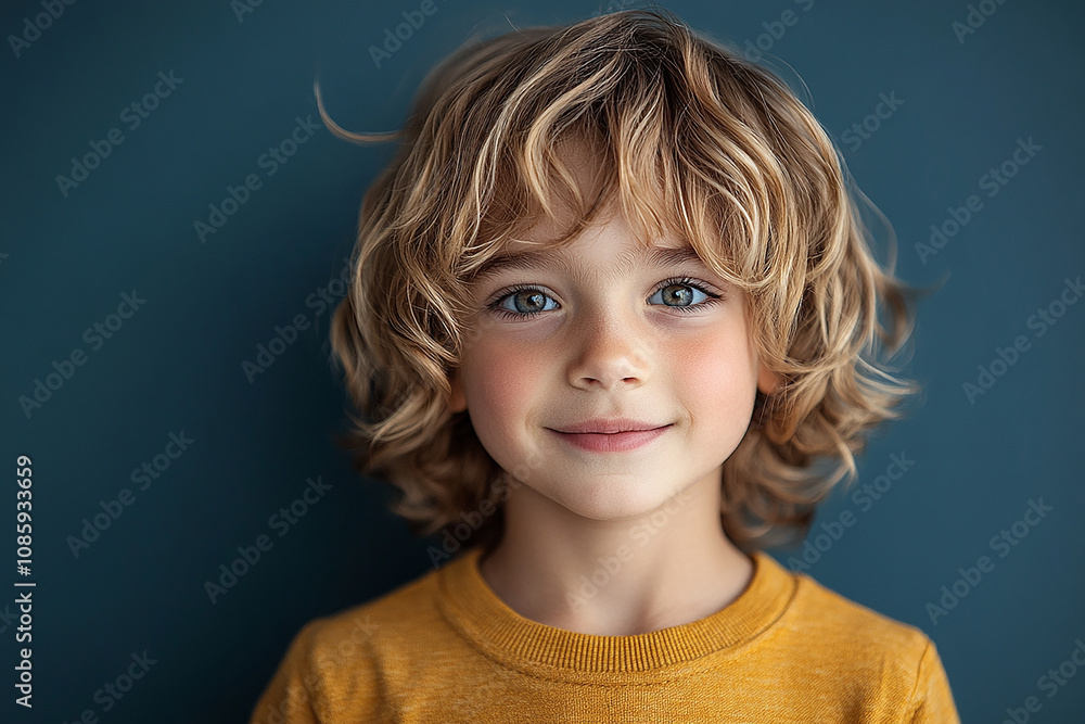portrait of an white little boy with a smile portrait of an white little boy with a smile