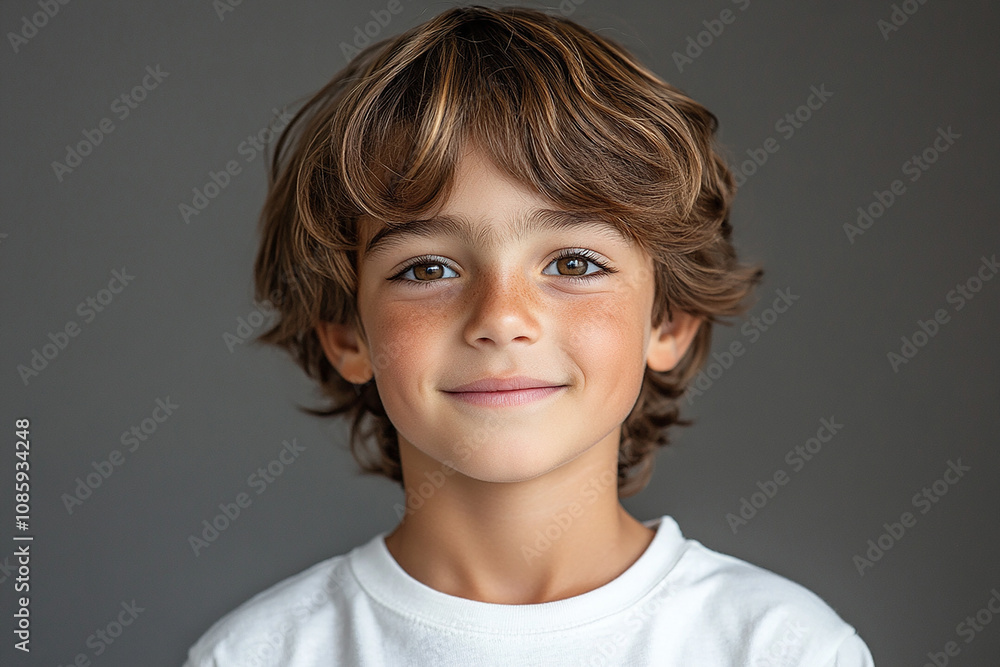 portrait of an white little boy with a smile portrait of an white little boy with a smile