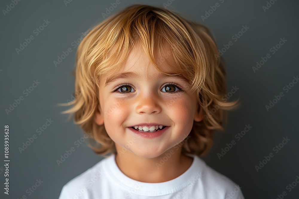 portrait of an white little boy with a smile portrait of an white little boy with a smile