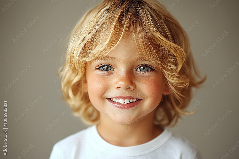 portrait of an white little boy with a smile portrait of an white little boy with a smile