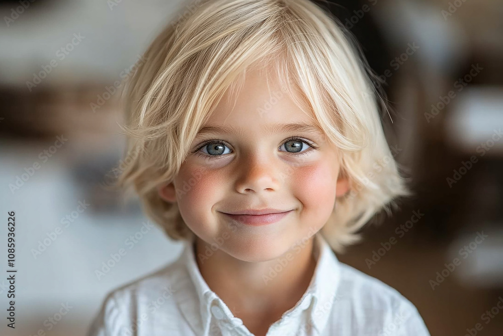 portrait of an white little boy with a smile portrait of an white little boy with a smile