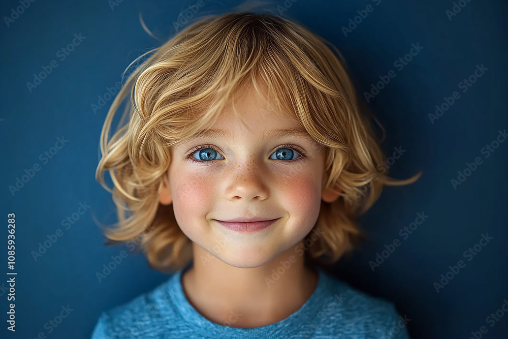 portrait of an white little boy with a smile portrait of an white little boy with a smile