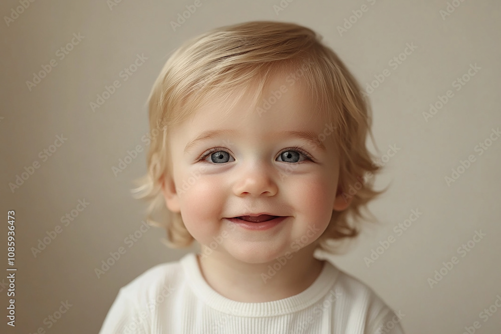 portrait of an white little boy with a smile portrait of an white little boy with a smile