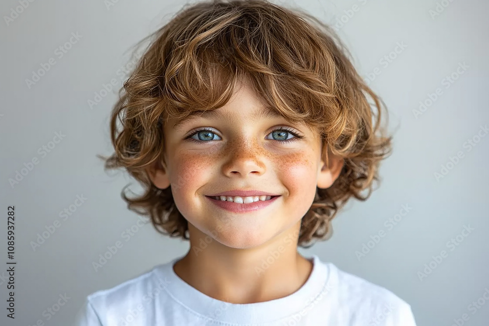 portrait of an white little boy with a smile portrait of an white little boy with a smile