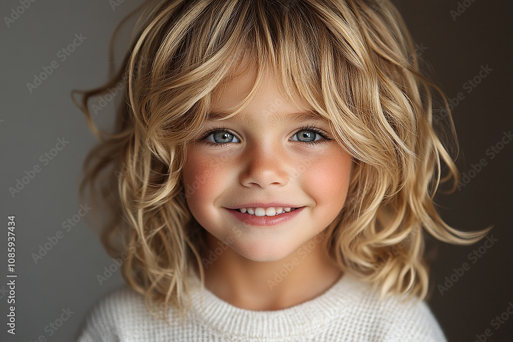 portrait of an white little boy with a smile portrait of an white little boy with a smile