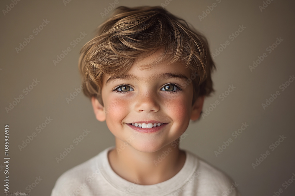 portrait of an white little boy with a smile portrait of an white little boy with a smile