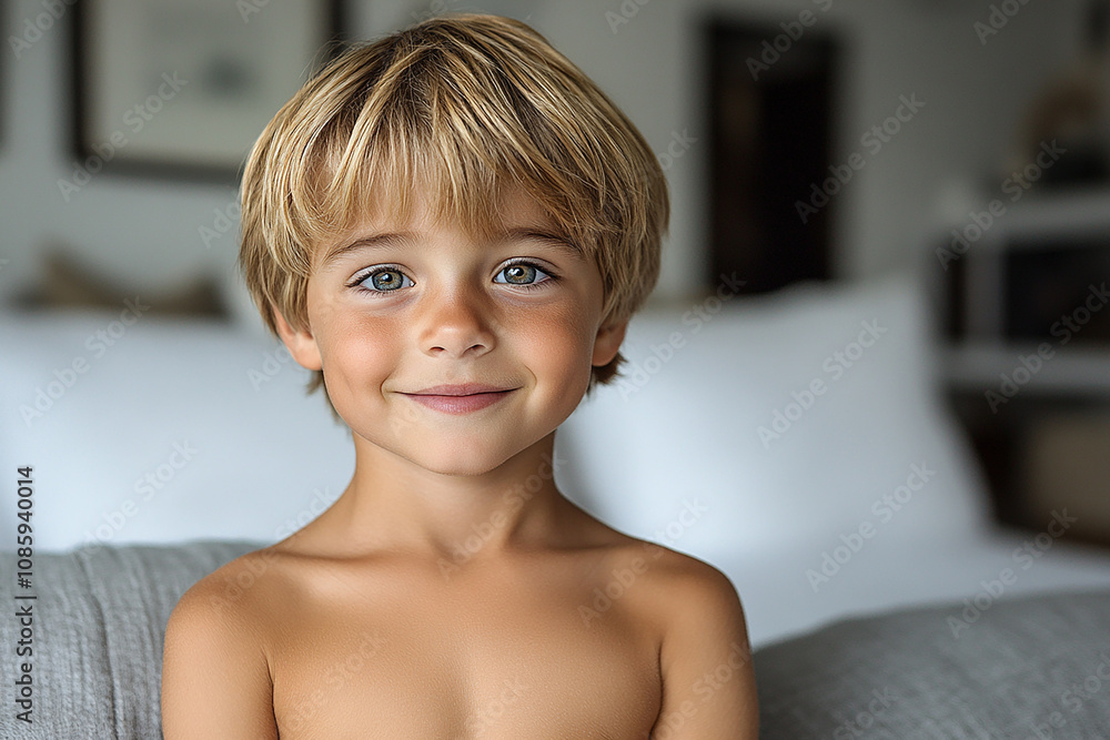 portrait of an white little boy with a smile portrait of an white little boy with a smile