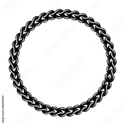 Wallpaper Mural chain isolated on white Torontodigital.ca