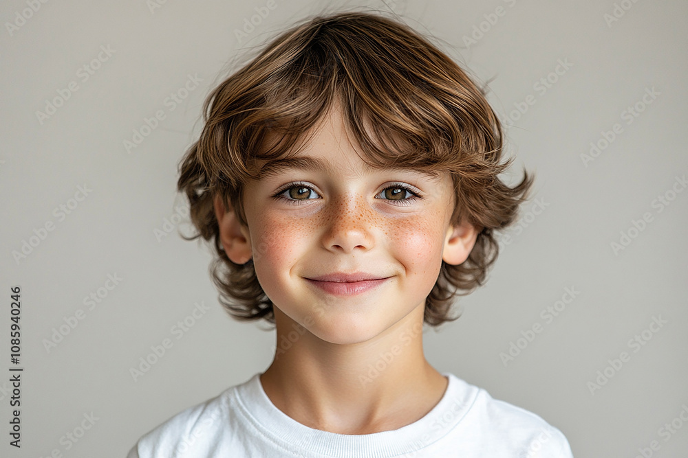 portrait of an white little boy with a smile portrait of an white little boy with a smile