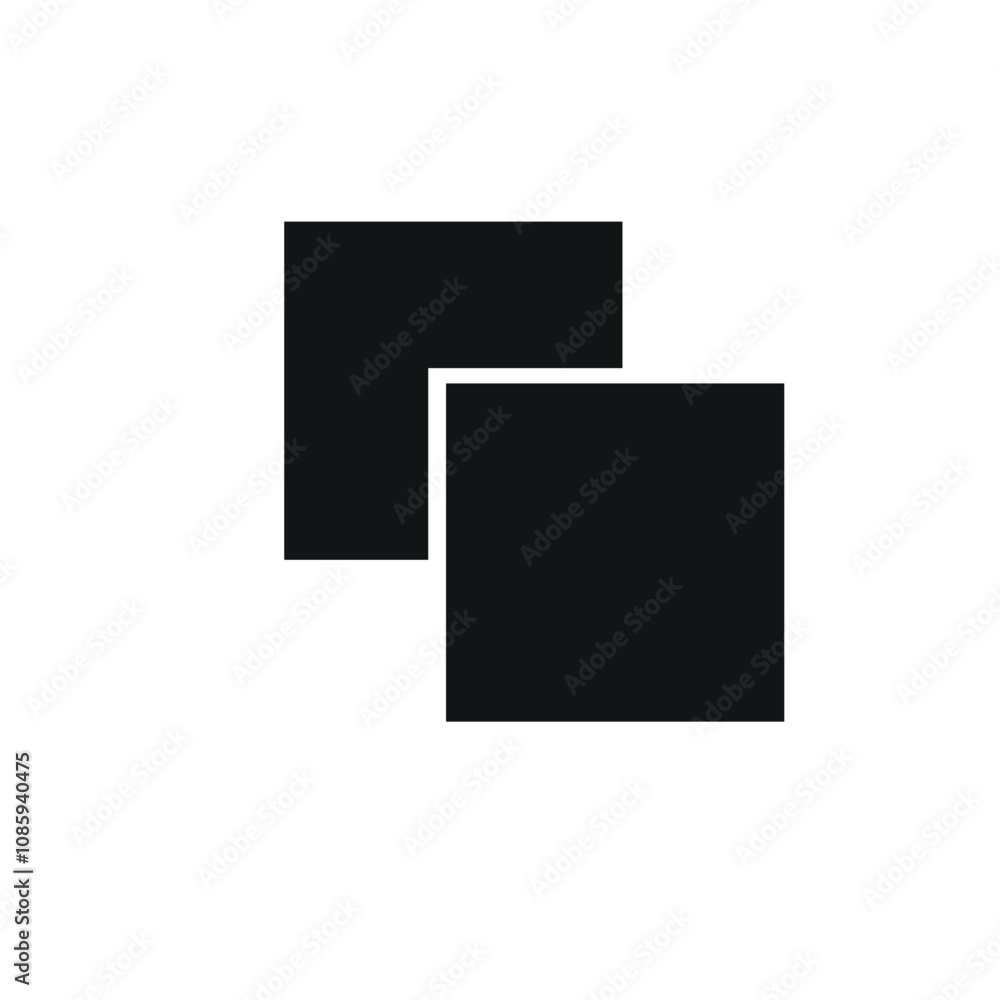 Copy icon vector white background Copy icon vector white background