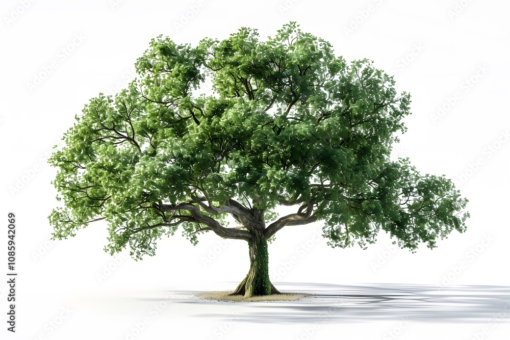 Obraz premium Tree 3d rendering isolated 