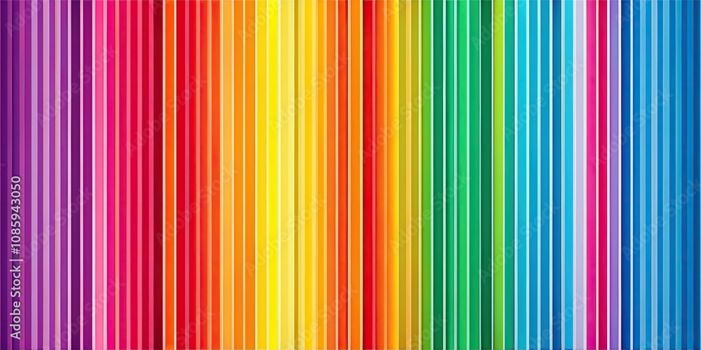 Obraz premium Colorful striped pattern with gradient effect