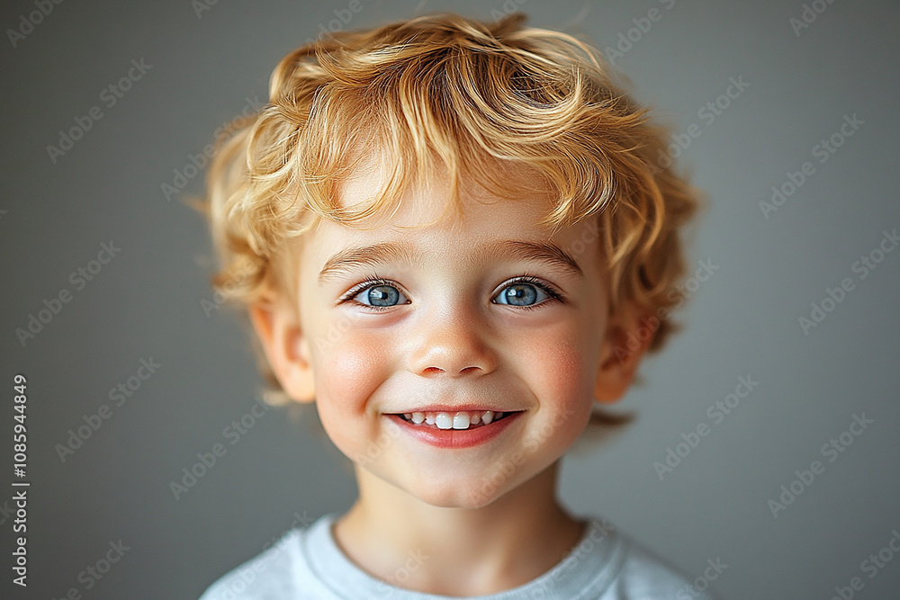 portrait of an white little boy with a smile portrait of an white little boy with a smile