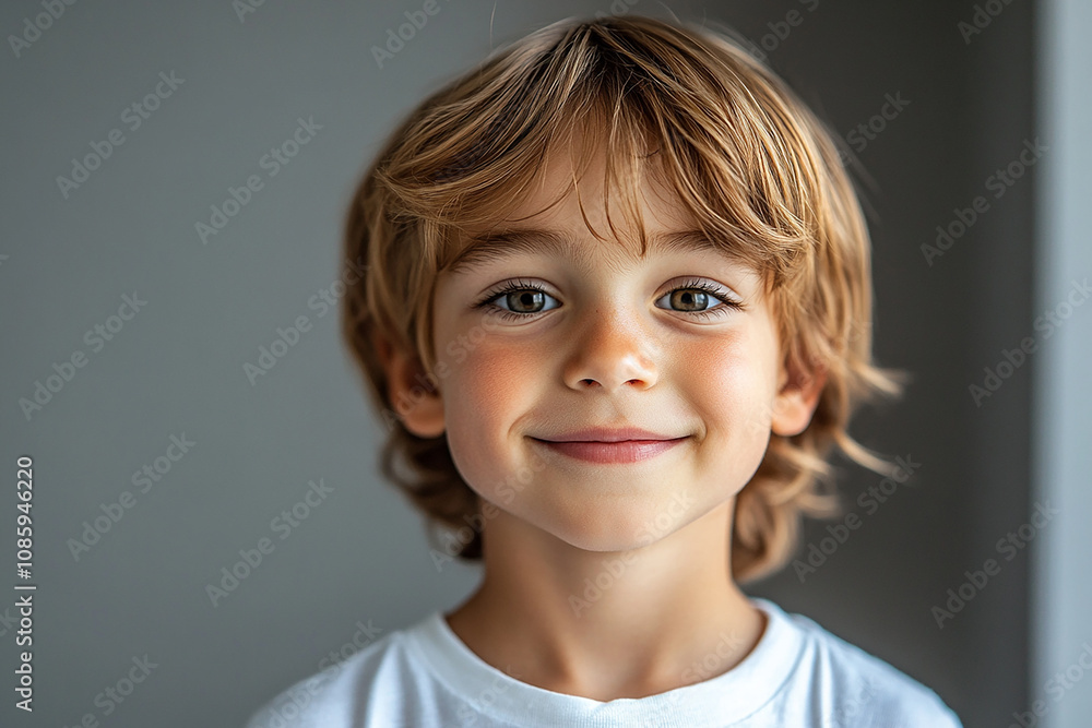 portrait of an white little boy with a smile portrait of an white little boy with a smile